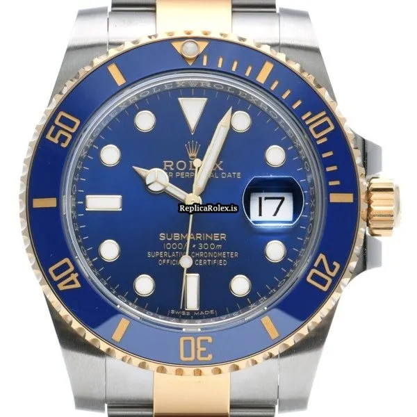 Distinctive Replica Rolex Submariner Date 116613lb Caliber 3135 Automatic Movement 40mm Steel Case Watch - Image 6