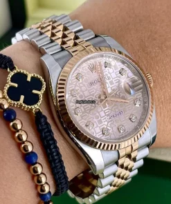 Popular Fake Rolex Datejust 116231 Caliber 3135 Automatic Movement 36mm Gold/steel Case Mens/unisex Watch