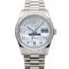 Cheap Imitation Rolex Day-date 118399br Caliber 3155 Automatic Movement 36mm White Gold Case Watch
