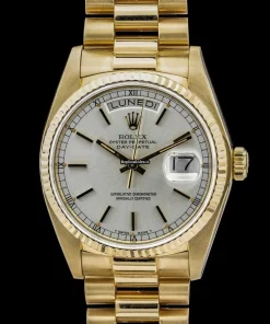 Luxury Fake Rolex Day-date 36 18038 Caliber 3055 Automatic Movement 36mm Yellow Gold Case Mens/unisex Watch
