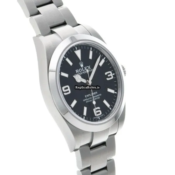 Appealing Knockoff Rolex Explorer 214270 Caliber 3132 Automatic Movement 39mm Steel Case Watch - Image 3
