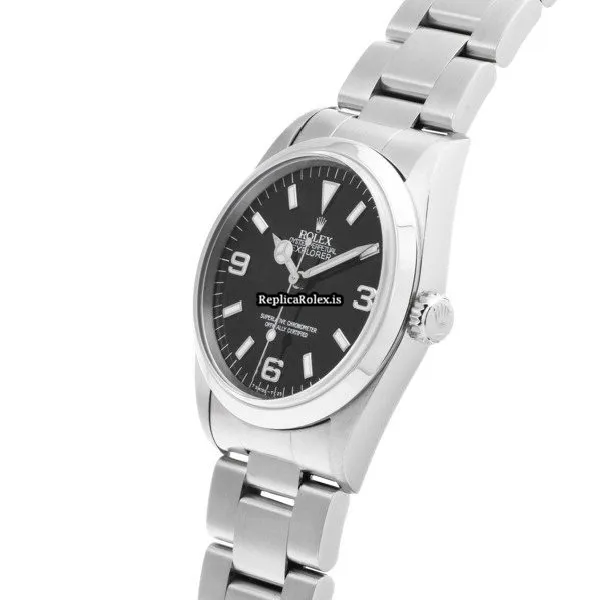 Great Imitation Rolex Explorer 14270 Caliber 3000 Automatic Movement 36mm Steel Case Watch - Image 2
