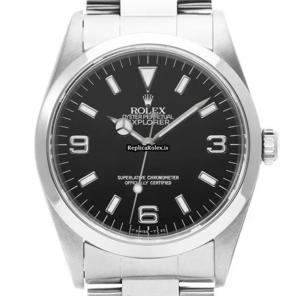 Great Imitation Rolex Explorer 14270 Caliber 3000 Automatic Movement 36mm Steel Case Watch - Image 6