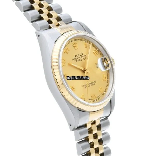 Terrific Replica Rolex Datejust 16233 Caliber 3135 Automatic Movement 36mm Steel Case Watch - Image 3