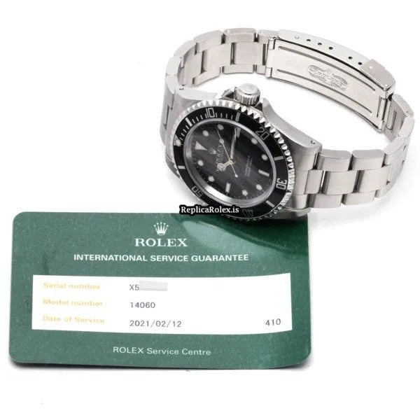 Fine Replica Rolex Submariner 14060 Caliber 3000 Automatic Movement 40mm Steel Case Watch - Image 5