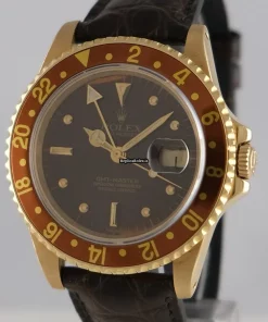 Quality Fake Rolex Gmt-master 16758 Automatic Movement 40mm Yellow Gold Case Mens/unisex Watch