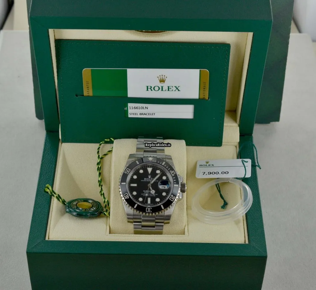 Distinctive Fake Rolex Submariner Date 116610ln Caliber 3135 Automatic Movement 40mm Steel Case Mens/unisex Watch - Image 2