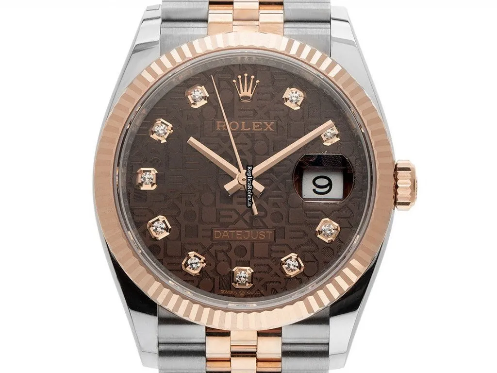 Exquisite Replica Rolex Datejust 126231 Caliber 3235 Automatic Movement 36mm Gold/steel Case Mens/unisex Watch