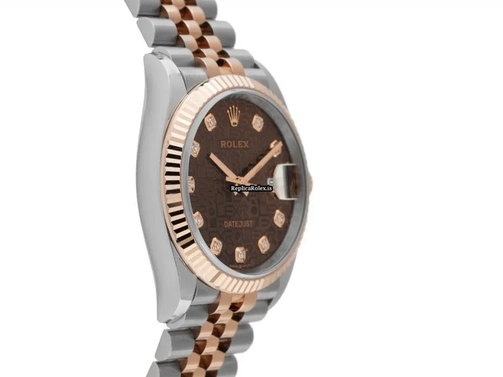 Exquisite Replica Rolex Datejust 126231 Caliber 3235 Automatic Movement 36mm Gold/steel Case Mens/unisex Watch - Image 3