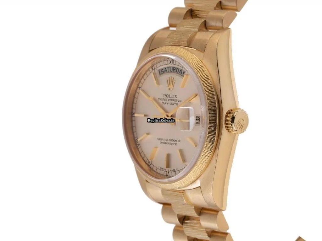 Excellent Replica Rolex Day-date 36 18078 Caliber 3055 Automatic Movement 36mm Yellow Gold Case Mens/unisex Watch - Image 2