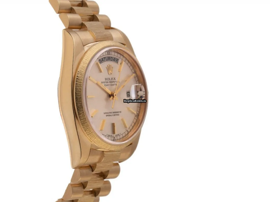 Excellent Replica Rolex Day-date 36 18078 Caliber 3055 Automatic Movement 36mm Yellow Gold Case Mens/unisex Watch - Image 3
