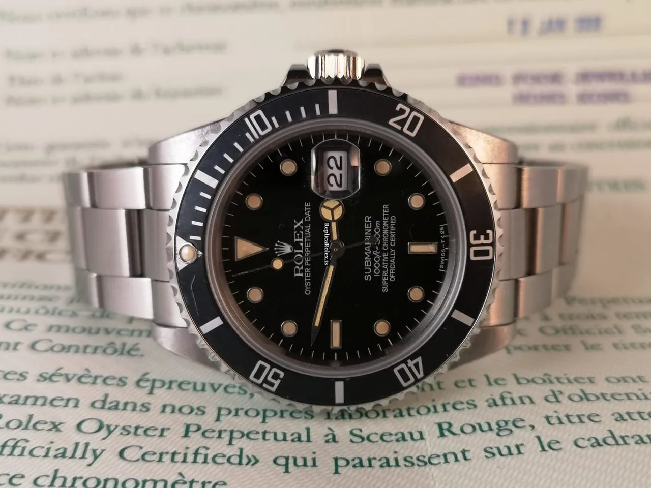 Amazing Replica Rolex Submariner Date 16800 Caliber 3035 Automatic Movement 40mm Steel Case Mens/unisex Watch - Image 4