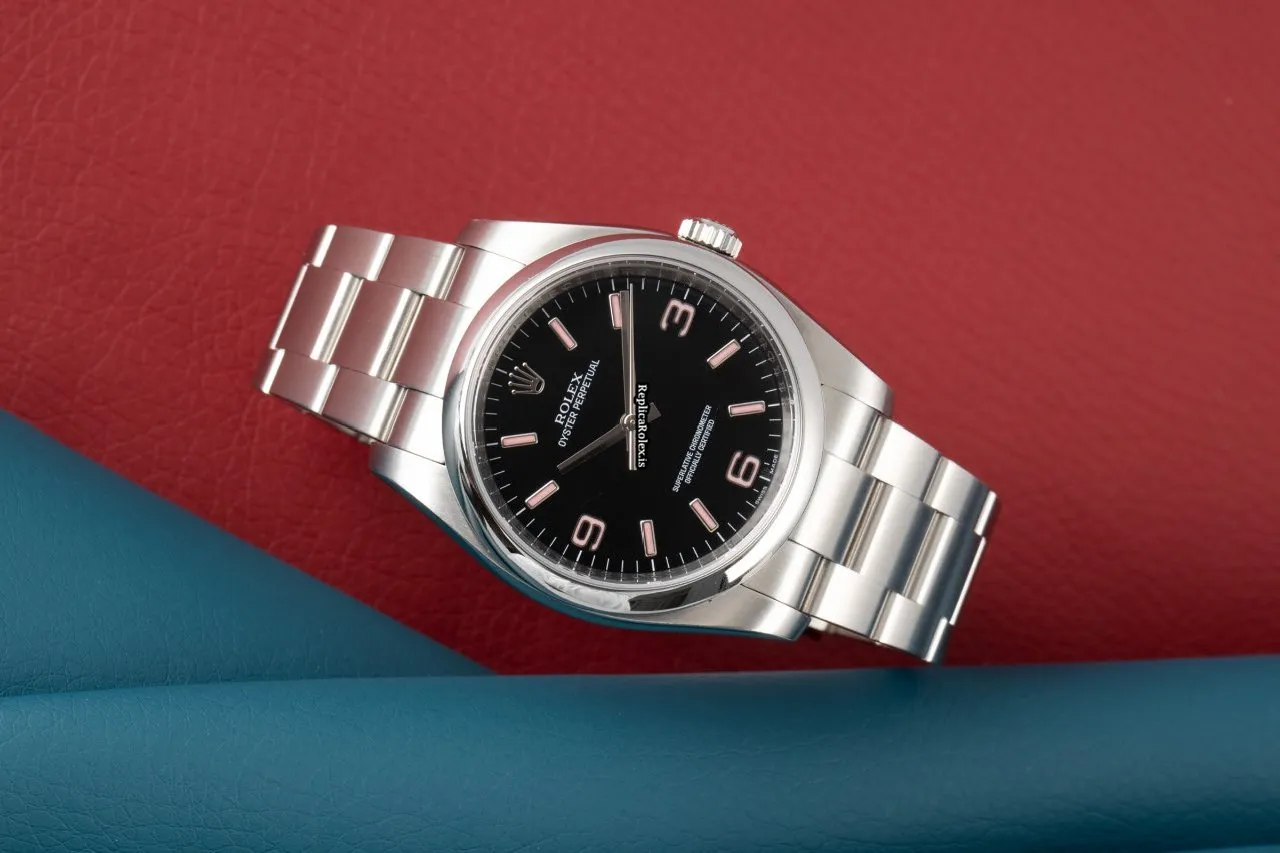 Great Fake Rolex Oyster Perpetual 36 116000 Caliber 3130 Automatic Movement 36mm Steel Case Mens/unisex Watch - Image 2