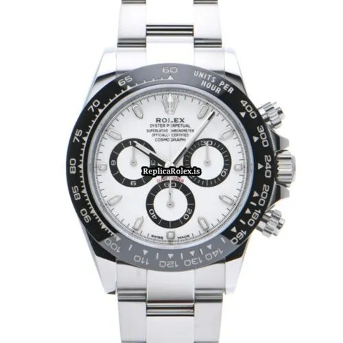 Affordable Clone Rolex Daytona 116500ln Caliber 4130 Automatic Movement 40mm Steel Case Watch