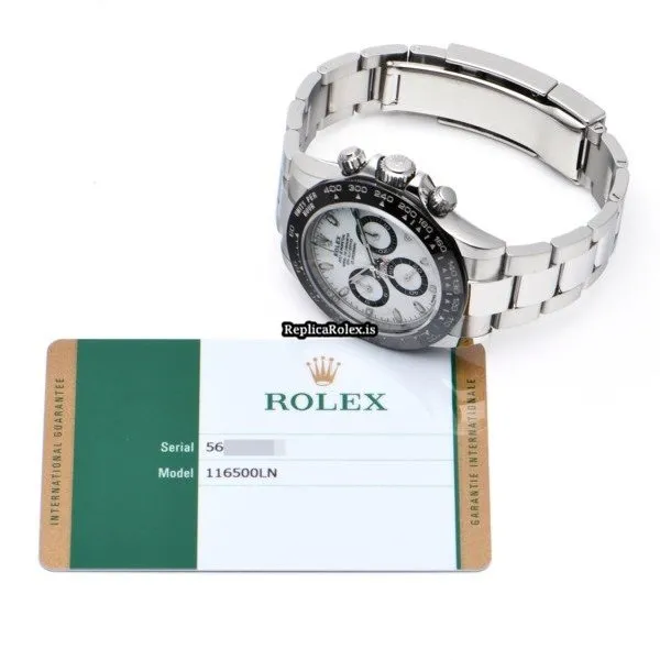 Affordable Clone Rolex Daytona 116500ln Caliber 4130 Automatic Movement 40mm Steel Case Watch - Image 5