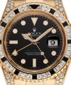 Well Made Replica Rolex Gmt-master II 116758sanr Caliber 3186 Automatic Movement 40mm Yellow Gold Case Mens/unisex Watch
