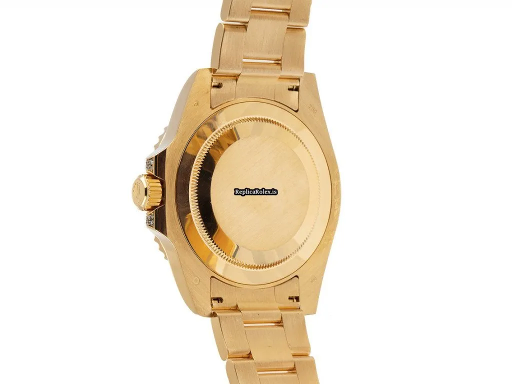 Well Made Replica Rolex Gmt-master II 116758sanr Caliber 3186 Automatic Movement 40mm Yellow Gold Case Mens/unisex Watch - Image 4