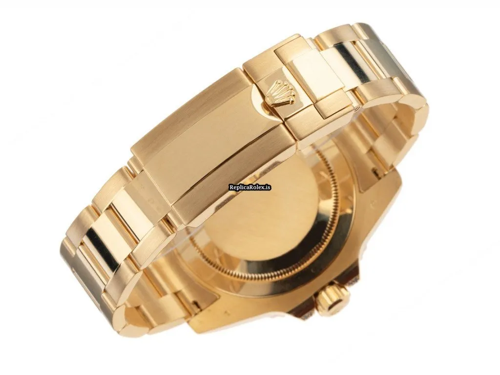 Well Made Replica Rolex Gmt-master II 116758sanr Caliber 3186 Automatic Movement 40mm Yellow Gold Case Mens/unisex Watch - Image 5