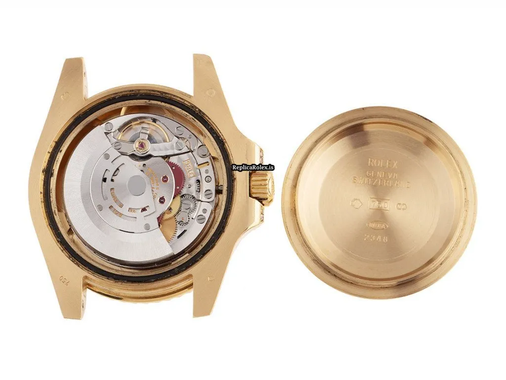 Well Made Replica Rolex Gmt-master II 116758sanr Caliber 3186 Automatic Movement 40mm Yellow Gold Case Mens/unisex Watch - Image 6