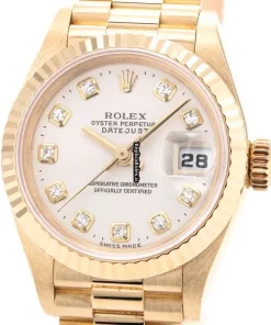 Fantastic Fake Rolex Lady-datejust 69178g Automatic Movement 26mm Yellow Gold Case Womens Watch