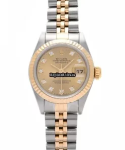 Well Made Fake Rolex Lady-datejust 69173g Automatic Movement 26mm Steel Case Womens Watch