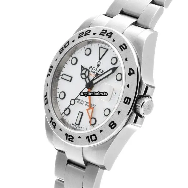 Incredible Replica Rolex Explorer II 216570 Caliber 3187 Automatic Movement 42mm Steel Case Watch - Image 2