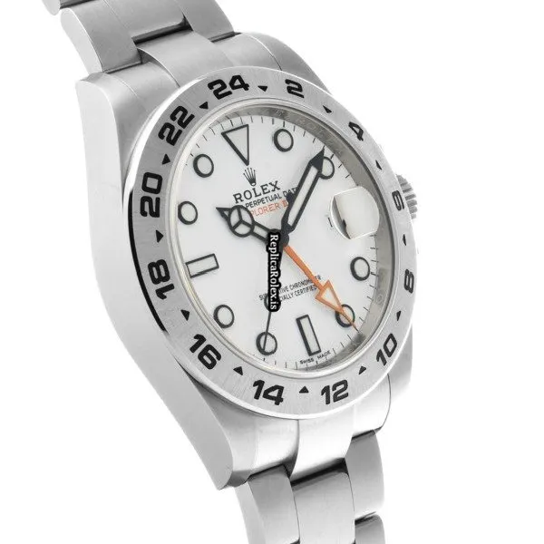 Incredible Replica Rolex Explorer II 216570 Caliber 3187 Automatic Movement 42mm Steel Case Watch - Image 3