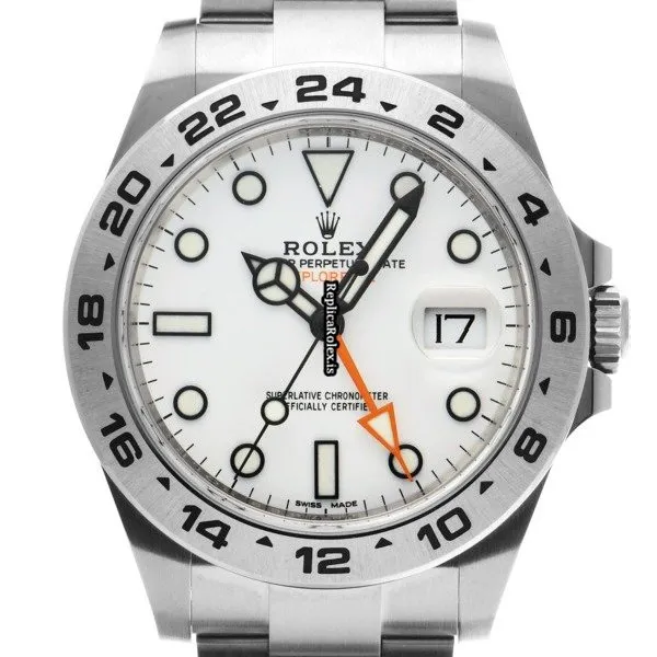 Incredible Replica Rolex Explorer II 216570 Caliber 3187 Automatic Movement 42mm Steel Case Watch - Image 6