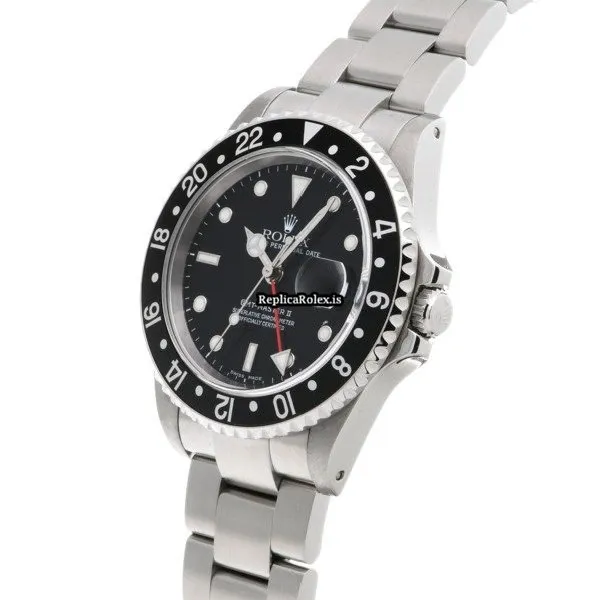 Awesome Replica Rolex Gmt-master II 16710 Caliber 3185 Automatic Movement 40mm Steel Case Watch - Image 2