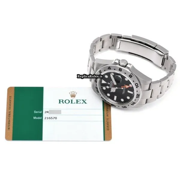 Aaa Replica Rolex Explorer II 216570 Caliber 3187 Automatic Movement 42mm Steel Case Watch - Image 5