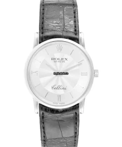 Exquisite Replica Rolex Cellini 5116 Caliber 1602 Manual Winding Movement 32mm White Gold Case Mens/unisex Watch