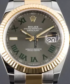 Distinctive Fake Rolex Datejust 126333-0019 Caliber 3235 Automatic Movement 41mm Gold/steel Case Mens/unisex Watch