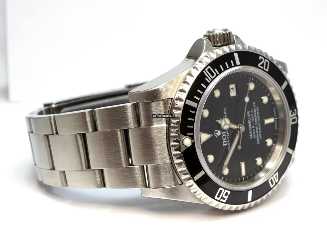 Marvellous Clone Rolex Sea-dweller 4000 16600 Caliber 3135 Automatic Movement 40mm Steel Case Mens/unisex Watch - Image 3