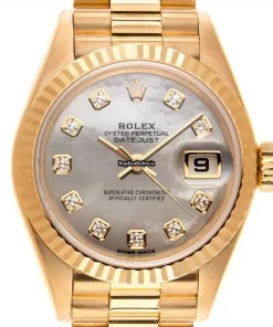 Fantastic Fake Rolex Lady-datejust 69178 Caliber 2135 Automatic Movement 26mm Yellow Gold Case Mens/unisex Watch