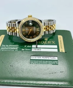Terrific Fake Rolex Lady-datejust 178383 Caliber 2235 Automatic Movement 31mm Gold/steel Case Womens Watch