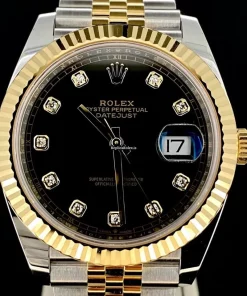 Fantastic Replica Rolex Datejust II 126333 Caliber 3235 Automatic Movement 41mm Gold/steel Case Mens/unisex Watch