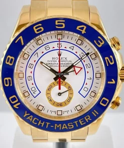 Cool Fake Rolex Yacht-master II 116688 Caliber 4161 Automatic Movement 44mm Yellow Gold Case Mens/unisex Watch