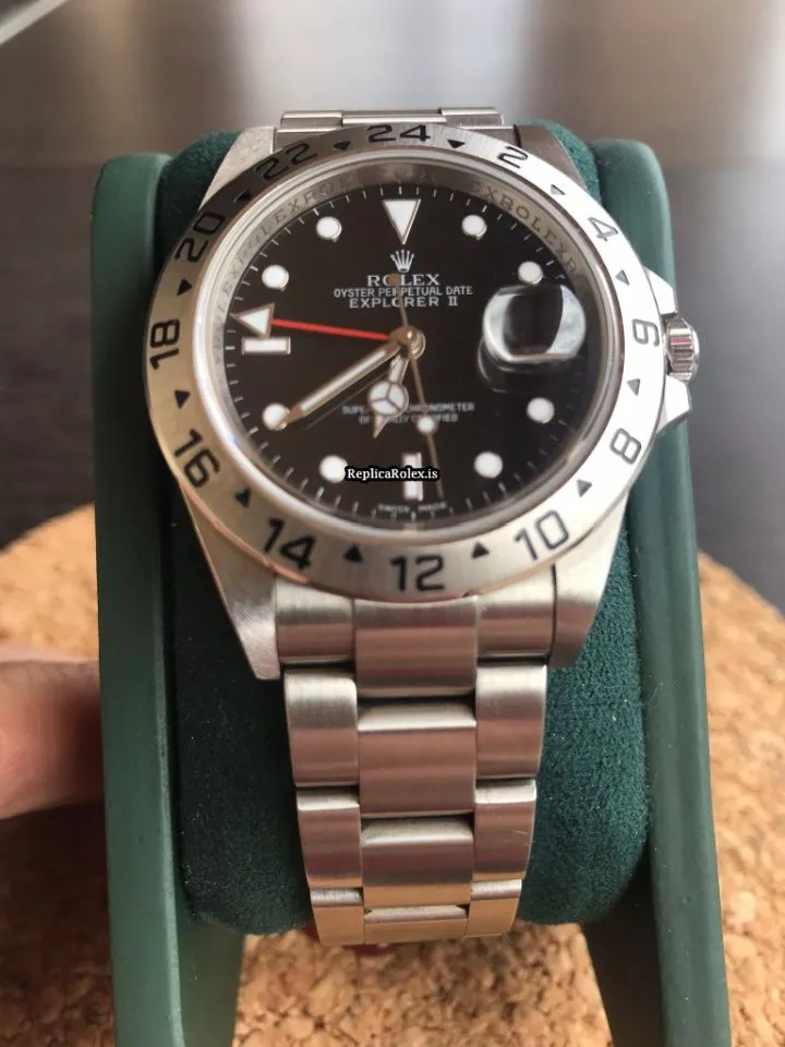 Good Replica Rolex Explorer II Caliber 3186 Automatic Movement Steel Case Mens/unisex Watch