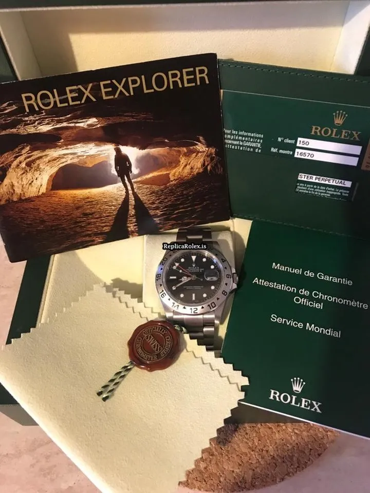 Good Replica Rolex Explorer II Caliber 3186 Automatic Movement Steel Case Mens/unisex Watch - Image 2