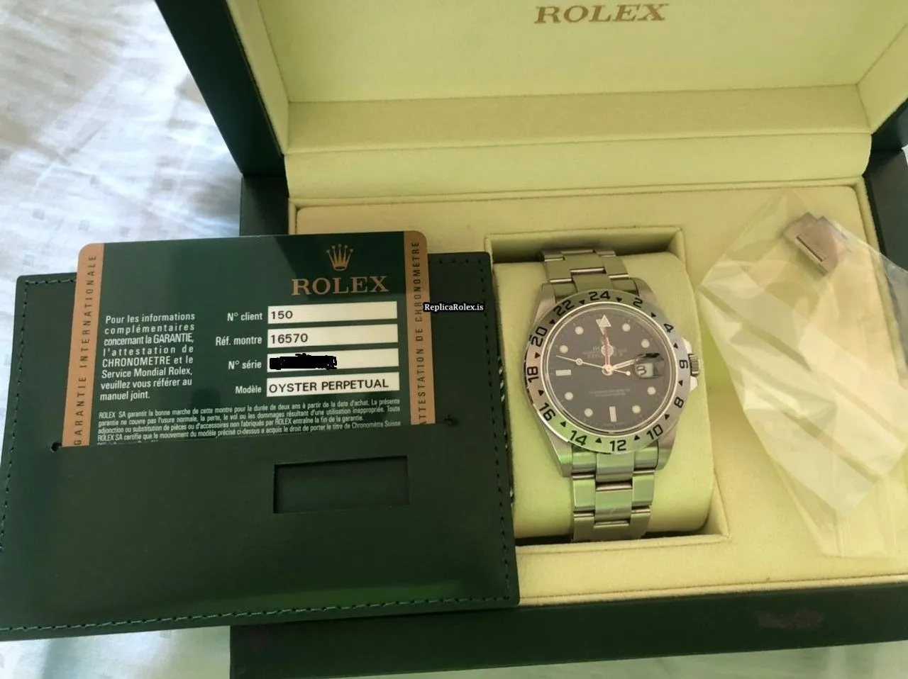 Good Replica Rolex Explorer II Caliber 3186 Automatic Movement Steel Case Mens/unisex Watch - Image 5