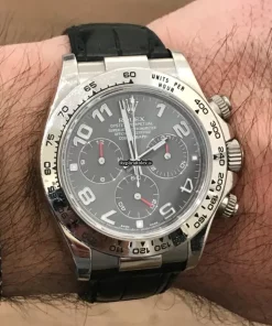 Great Fake Rolex Daytona 116519 Caliber 4130 Automatic Movement 40mm White Gold Case Mens/unisex Watch