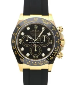 Reliable Replica Rolex Daytona 116518lng Caliber 4130 Automatic Movement 40mm Yellow Gold Case Watch