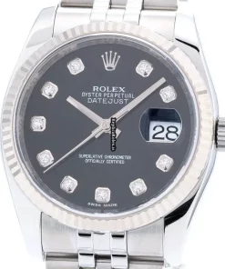 Cheap Clone Rolex Datejust 116234g Automatic Movement 36mm Gold/steel Case Mens/unisex Watch