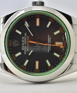 Design Replica Rolex Milgauss 116400gv Automatic Movement 40mm Steel Case Mens/unisex Watch