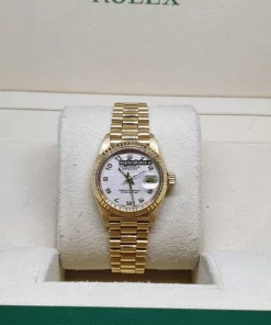 Lovely Replica Rolex Lady-datejust 69178 Caliber 2135 Automatic Movement 26mm Yellow Gold Case Womens Watch