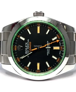 Popular Replica Rolex Milgauss 116400gv Caliber 3131 Automatic Movement 40mm Steel Case Mens/unisex Watch