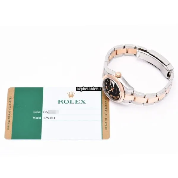 Cheap Fake Rolex Lady-datejust 179161 Automatic Movement 26mm Steel Case Womens Watch - Image 5