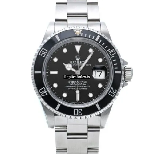 Well Made Fake Rolex Submariner Date 16610 Caliber 3135 Automatic Movement 40mm Steel Case Watch