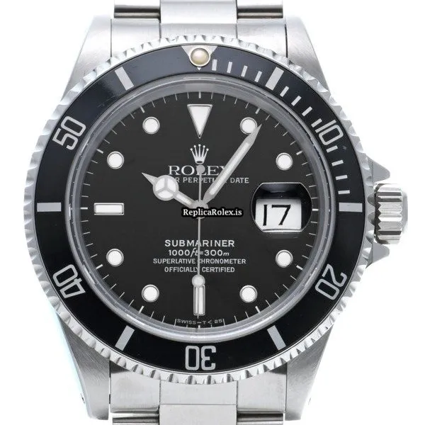 Well Made Fake Rolex Submariner Date 16610 Caliber 3135 Automatic Movement 40mm Steel Case Watch - Image 6