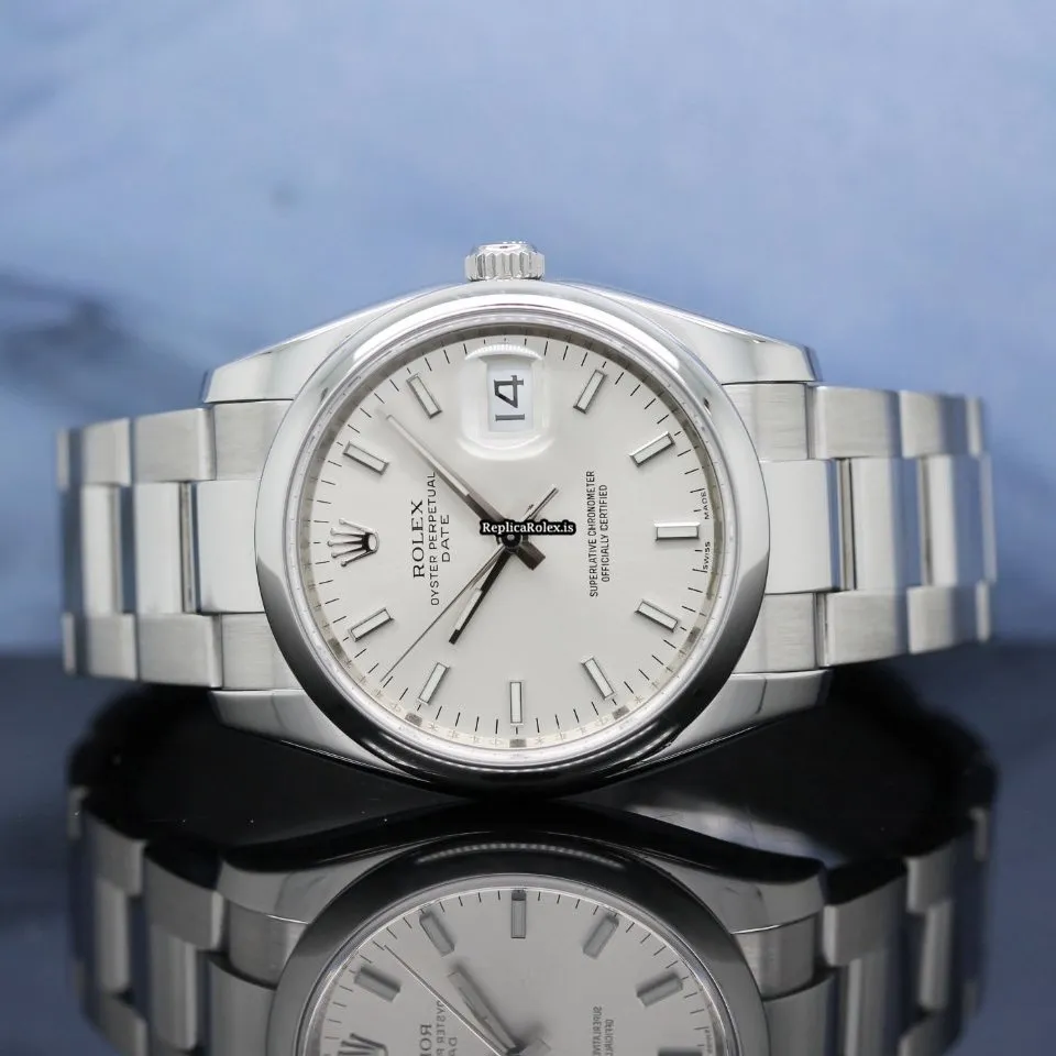 Excellent Replica Rolex Oyster Perpetual Date 115200 Caliber 3135 Automatic Movement 35x41mm Steel Case Mens/unisex Watch - Image 2